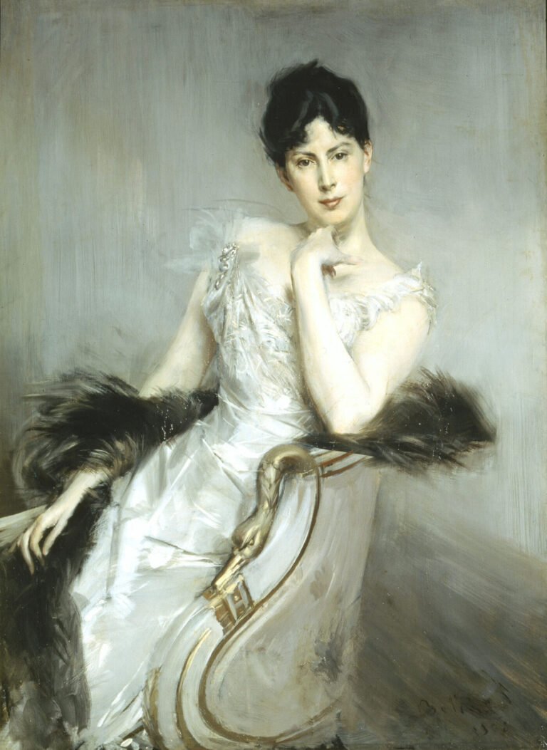 Giovanni Boldini, Signora in bianco, 1902 Firenze Gallerie degli Uffizi