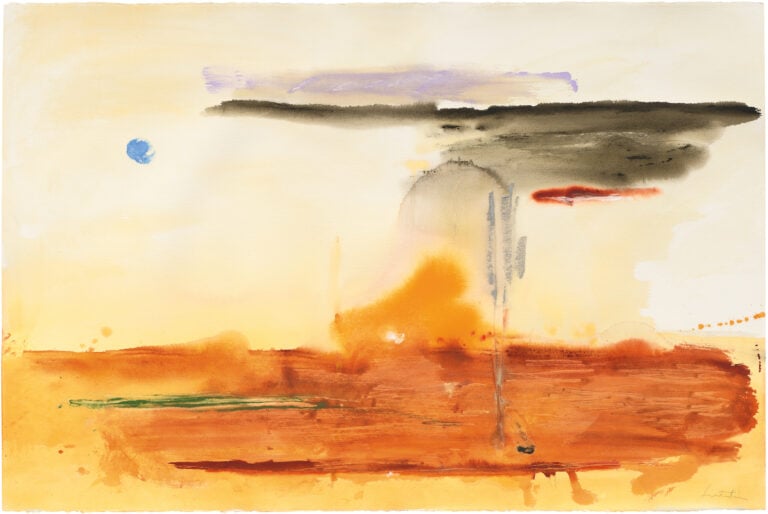 Helen Frankenthaler, Painting on Paper 1990-2002, Gagosian, Roma, 2024