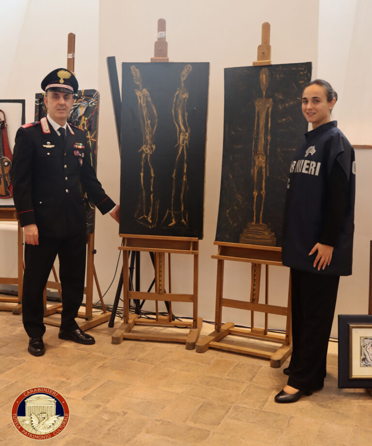 img9859 Oltre 2.100 opere d’arte contemporanea confiscate dai Carabinieri: falsi e ricettazione nell’indagine