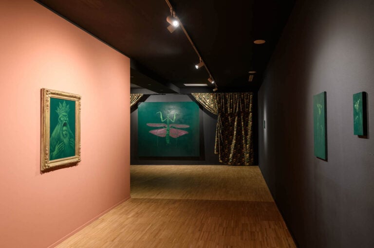 Leonardo Petrucci, Viriditas, installation view at Galleria Gilda Lavia, Roma, 2024. Photo Giorgio Benni