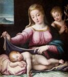 Barbara Longhi, Madonna con Bambino e San Giovannino, 1595-1605. Courtesy Matta Antichità 