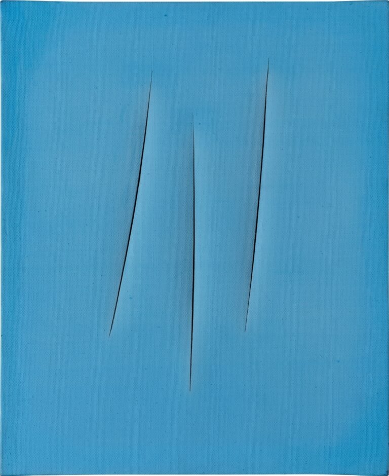 Lucio Fontana, Concetto Spaziale, Attese, 1967. Courtesy Sotheby's