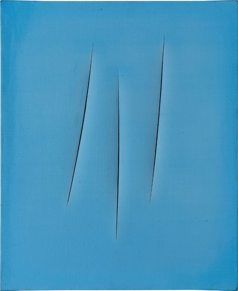 Lucio Fontana, Concetto Spaziale, Attese, 1967. Courtesy Sotheby's 