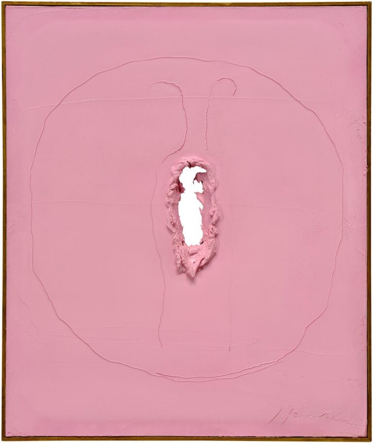 Lucio Fontana, Concetto Spaziale, 1967. Courtesy Sotheby's