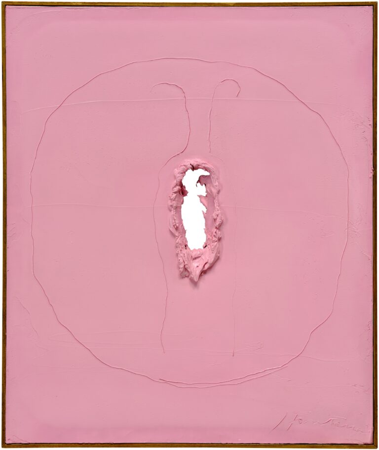 Lucio Fontana, Concetto Spaziale, 1967. Courtesy Sotheby's 