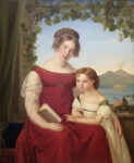 Luise Seidler (1786 Jena - 1866 Weimar) Ritratto di Dorothea Denecke von Ramdohr con la figlia Lilli 1819, Olio su tela, 118,5 x 96,2 cm Roma, Museo di Roma a Palazzo Braschi