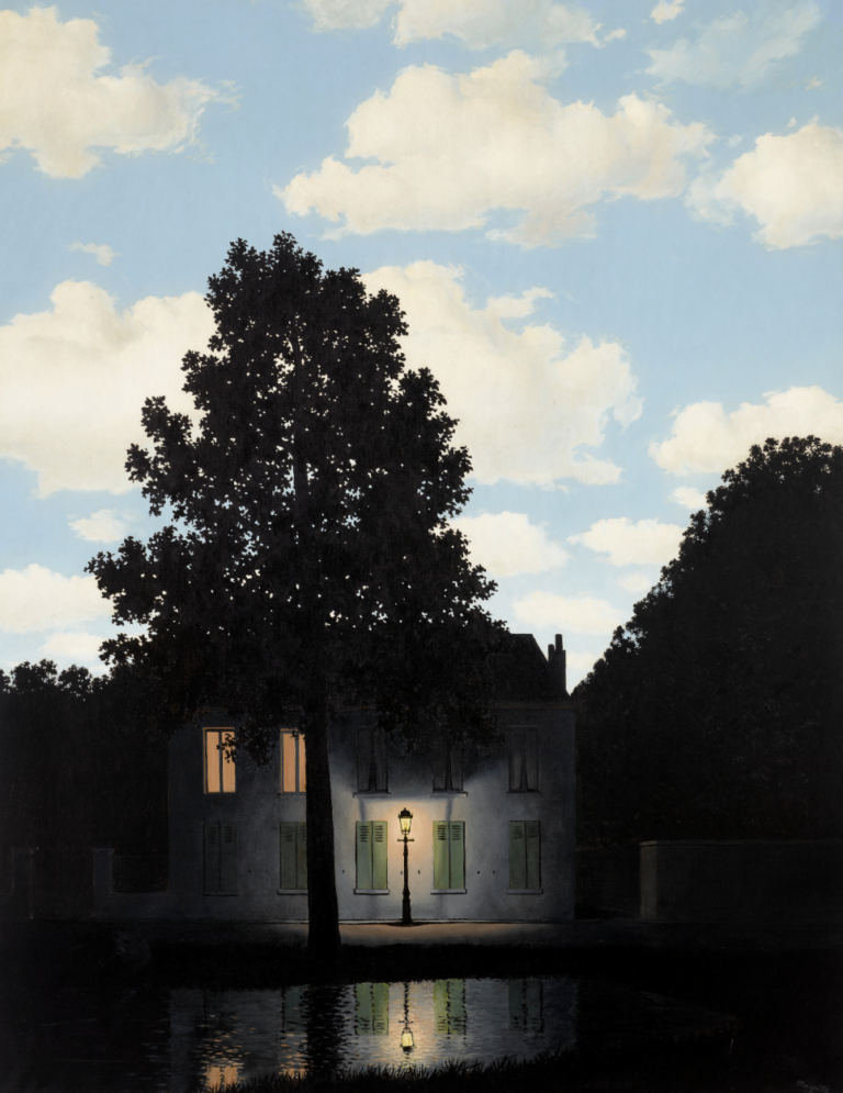 René Magritte, L'empire des lumières (1954). Courtesy Christie's Images Ltd.