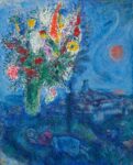 Marc Chagall, Donna addormentata con fiori, 1972. The ALBERTINA Museum, Vienna – The Batliner Collection © Bildrecht, Vienna 2024