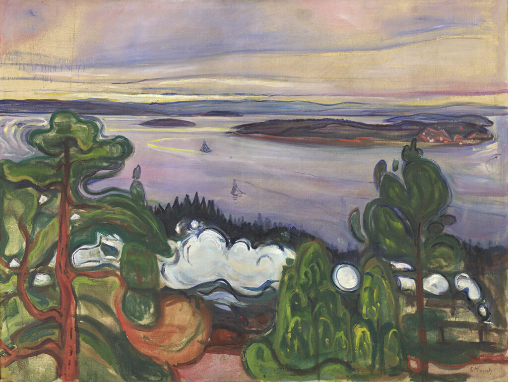 Edvard Munch, Train Smoke, 1900, Huile sur toile, 84,5 x 109 cm, Munchmuseet, Oslo, Photo: Munchmuseet / Halvor Bjørngård