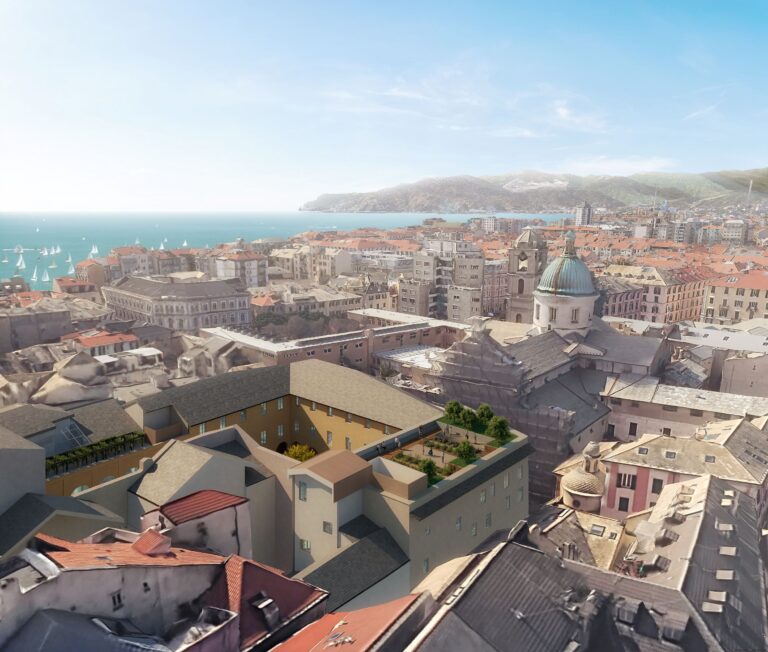 Savona, Palazzo della Rovere + nome file. Courtesy Politecnica Building for Humans