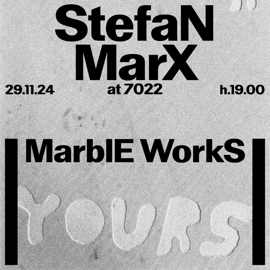 Stefan Marx – Marble Works