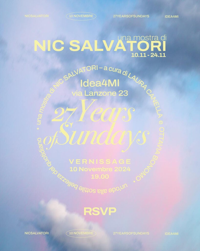 Nic Salvatori – 27 years of sundays