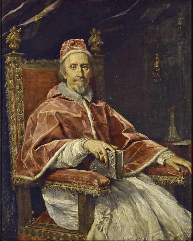 Carlo Maratti, Ritratto di papa Clemente IX Rospigliosi, 1669, Olio su tela, Città del Vaticano, Pinacoteca Vaticana, inv. MV.40460