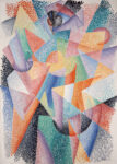 Gino Severini, Dinamismo di forme-luce nello spazio, 1912, olio su tela courtesy Galleria Nazionale d'Arte Moderna e Contemporanea, ph. Silvio Scafoletti