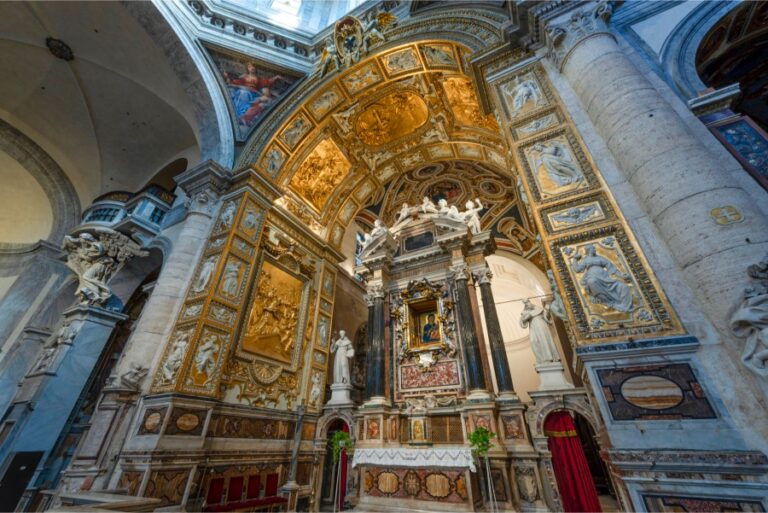 Santa Maria del Popolo, Arcone altare maggiore