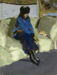 Édouard Vuillard, Donna con corpetto blu, 1915, Gouache su carta, Musée de Grenoble, foto VILLE DE GRENOBLE / MUSÉE DE GRENOBLE-J.L. LACROIX