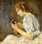 Berthe Morisot Il mandolino, 1889, Collezione privata CMR 242 © Christian Baraja SLB