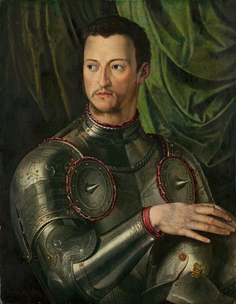 Bronzino, Cosimo de Medici in armatura, ca. 1545, Olio su tavola, Madrid, © Museo Nacional Thyssen-Bornemisza