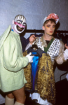 © Brendan Beirne, Shutterstock - Leigh Bowery e Boy George alla sfilata BLITZ Designer Collection presso l'Albery Theatre. Outlaws Fashion Renegades of 80s London in mostra al Fashion and Textile Museum fino al 9 marzo