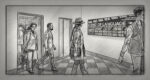 Storyboards conceived by Pablo Buratti for the exhibition “A Kind of Language: Storyboards and Other Renderings for Cinema” at Osservatorio Fondazione Prada, 2024