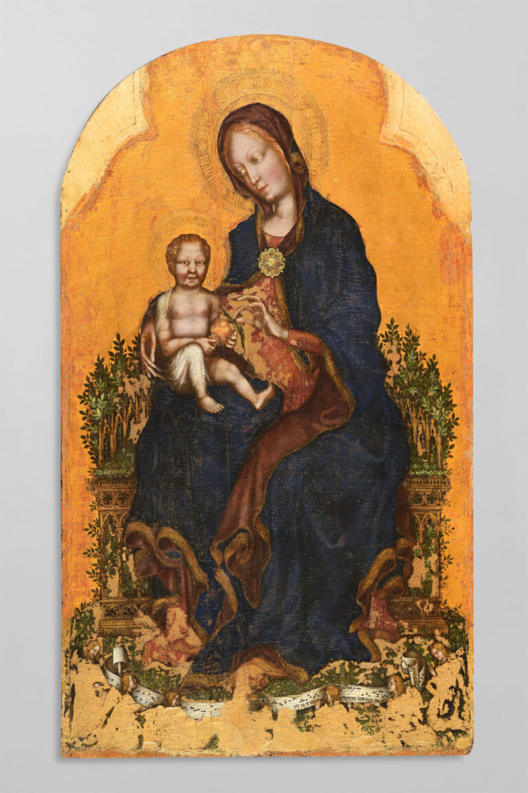 Gentile da Fabriano, Madonna col Bambino e angeli, 1405, tempera su tavola, Galleria Nazionale dell'Umbria, Perugia; Photo credits Michele Alberto Sereni