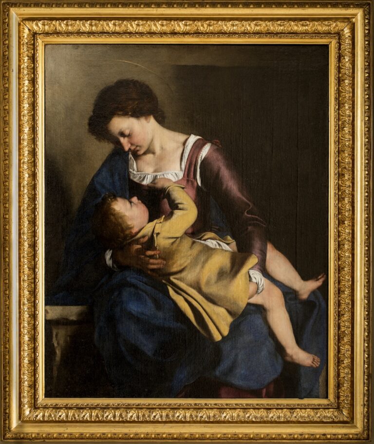 Gentileschi, Madonna col Bambino, 1610 circa, Roma, Gallerie Nazionali di Arte Antica, Galleria Corsini