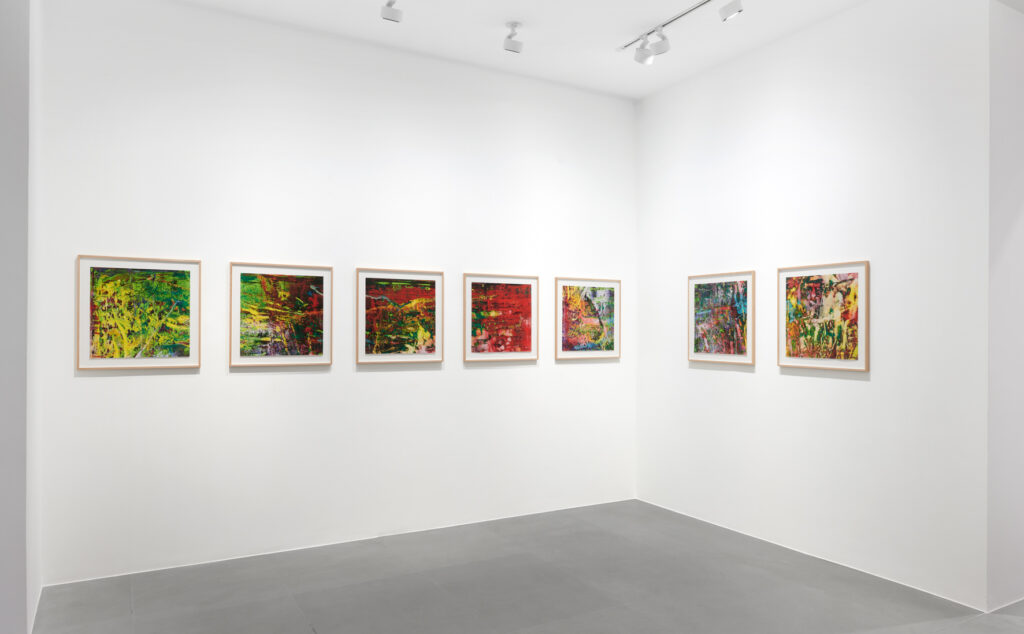 Gerhard Richter, Moving Picture (946-3) Kyoto Version, exhibition view at Gagosian Roma, 2024