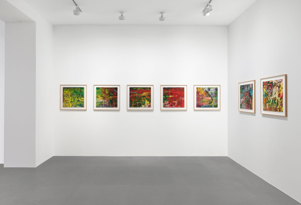 Gerhard Richter, Moving Picture (946-3) Kyoto Version, exhibition view at Gagosian Roma, 2024