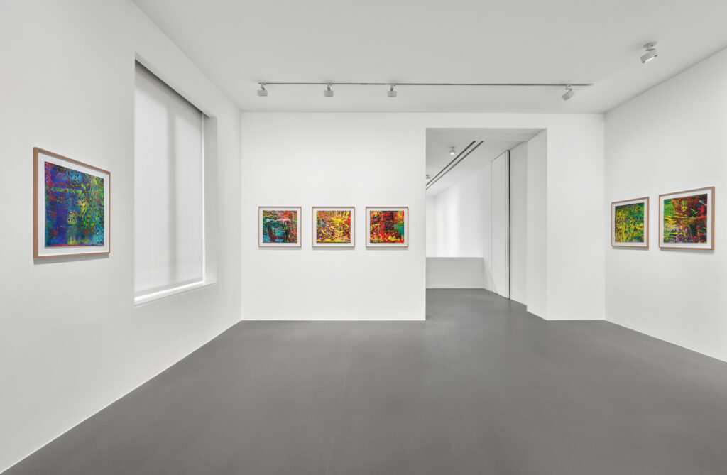 Gerhard Richter, Moving Picture (946-3) Kyoto Version, exhibition view at Gagosian Roma, 2024