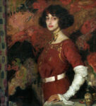 Gino Parin, Armonia in bianco e rosso, 1914. Trieste, Museo Revoltella, Galleria d'Arte Moderna