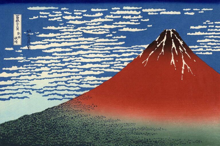 Hokusai, Giornata limpida con vento del sud