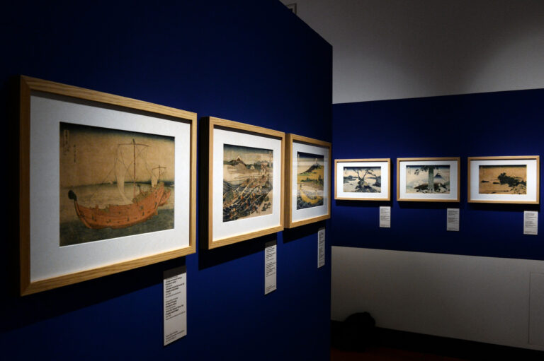 Hokusai, installation view at Palazzo Blu, Pisa, 2024 1