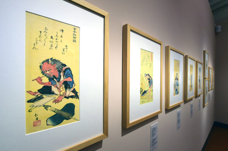 Hokusai, installation view at Palazzo Blu, Pisa, 2024 1