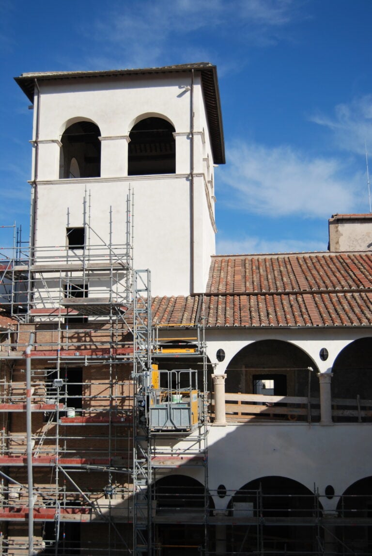 Il cantiere di restauro di Palazzo Nardini a Roma