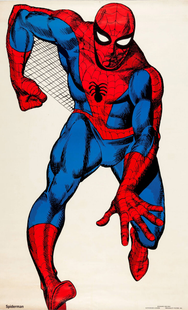 Il primissimo poster mai realizzato con Spider-Man, prodotto nel 1966