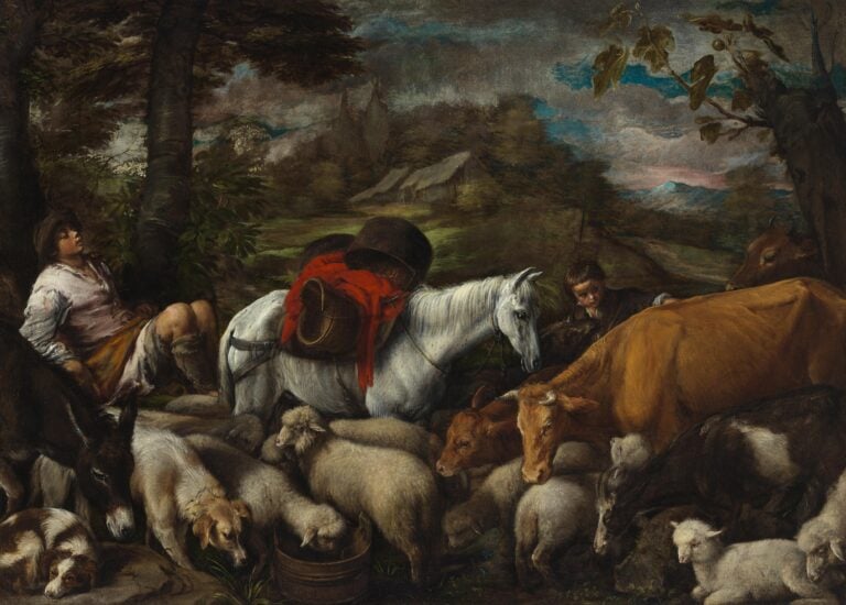 Jacopo Bassano, Pastore dormiente, 1568. Museum of Fine Arts, Budapest. Photo Szépművészeti Múzeum/ Museum of Fine Arts, Budapest,2023