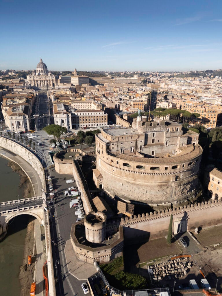 La riapertura del Passetto di Borgo a Castel Sant'Angelo. Photo Luigi di Stano