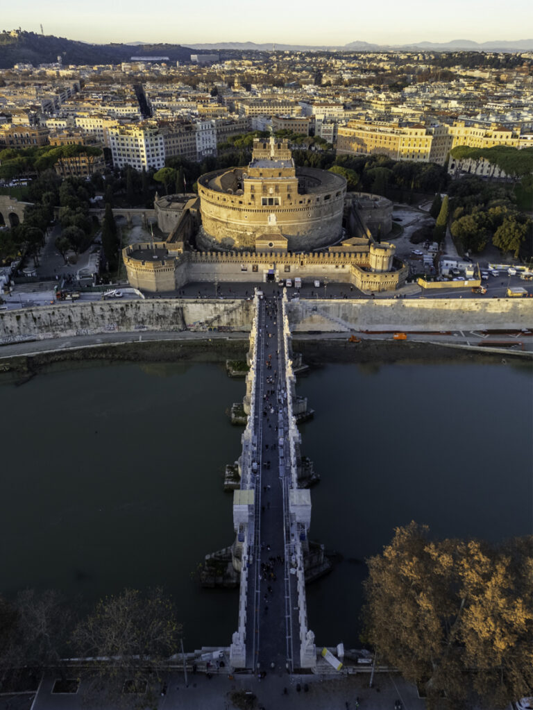 La riapertura del Passetto di Borgo a Castel Sant'Angelo. Photo Luigi di Stano