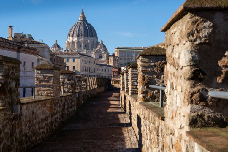 La riapertura del Passetto di Borgo a Castel Sant'Angelo. Photo Luigi di Stano