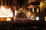 Le luminarie di Bulgari a Roma. Photo Daniele Venturelli