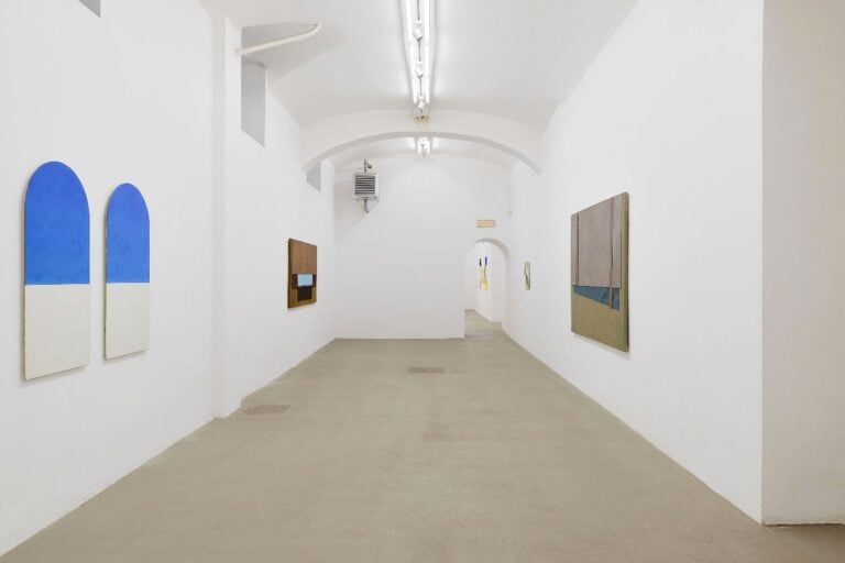 Mary Obering, Outside and Inside, installation view at Fondazione Giuliani, Roma, 2024. Photo Roberto Apa. Courtesy of Fondazione Giuliani