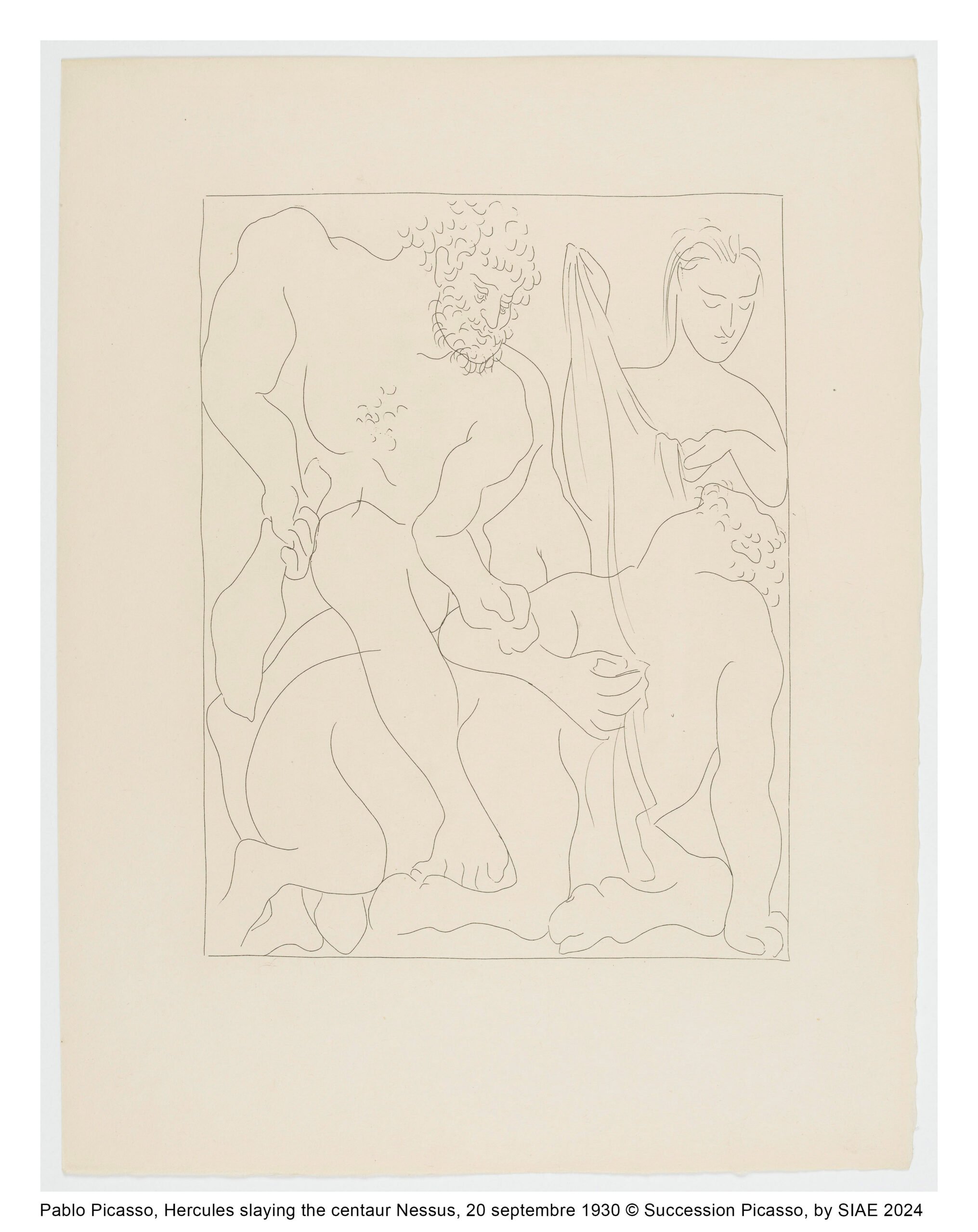  Pablo Picasso , Illustrazioni per le Metamorfosi di Ovidio, Lausanne, 1931, Parigi, Musée national Picasso-Paris, © RMN-Grand Palais / Thierry Le Mage / RMN-GP / Dist. Photo SCALA, Firenze, 2024 © Succession Picasso by SIAE 2024