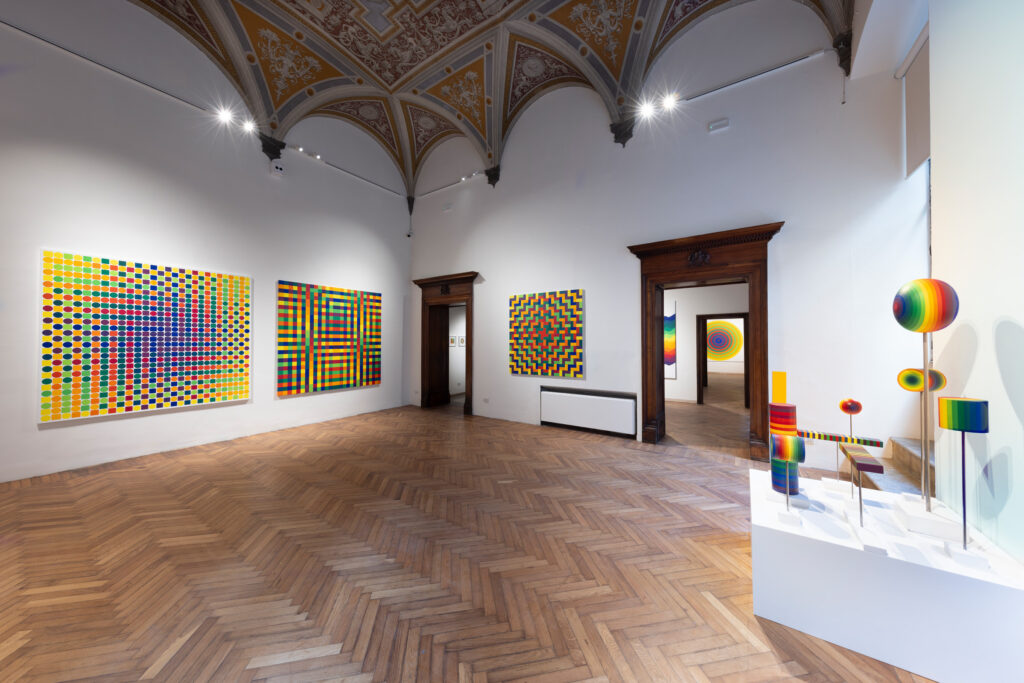 Installation view Julio Le Parc, Siena Palazzo delle Papesse