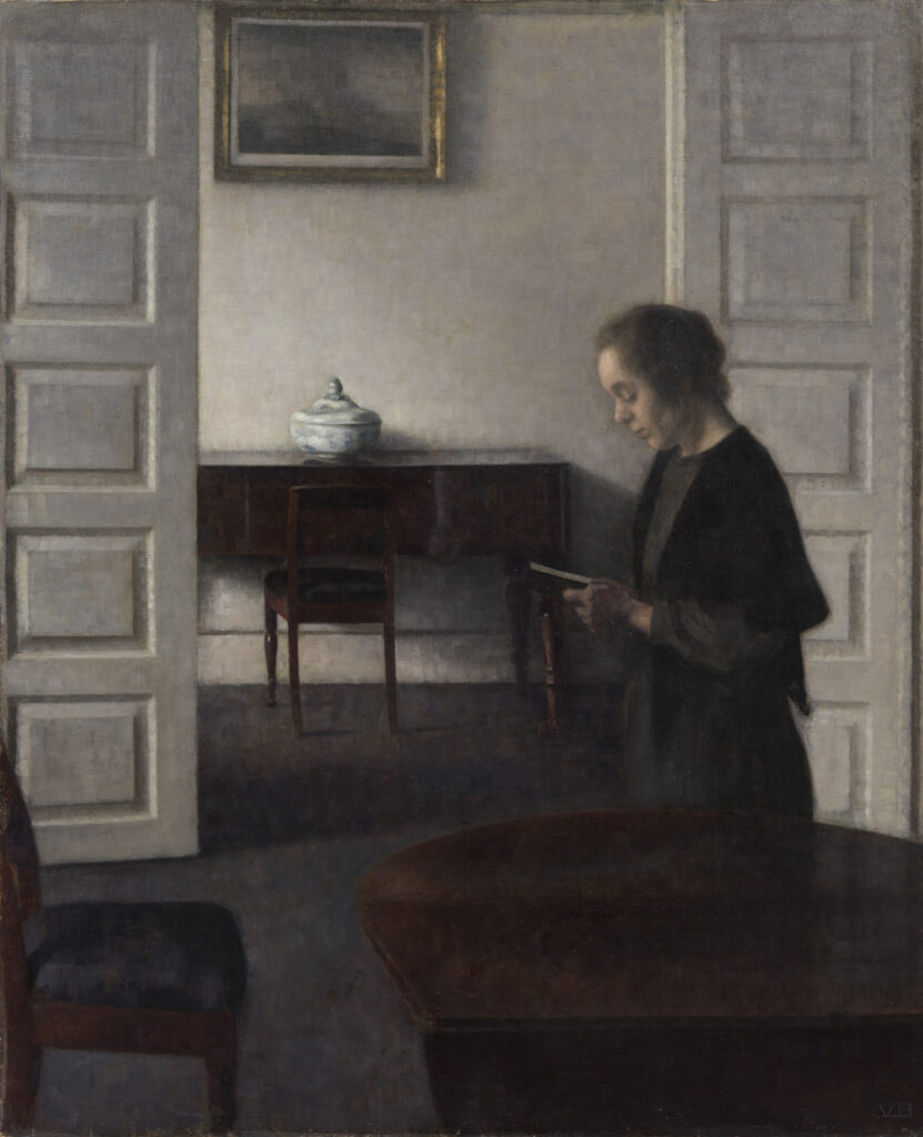 Vilhelm Hammershøi, Luce del sole nel salotto III, 1900 circa, Stoccolma, Nationalmuseum. Courtesy Nationalmuseum. Photo Cecilia Heisser