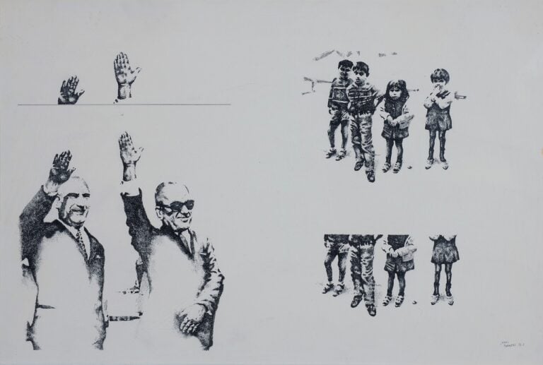 Yannis Psichopedis, I salvatori, 1972, Collezione dell’artista, DEMOCRAZIA, Museo Nazionale Atene