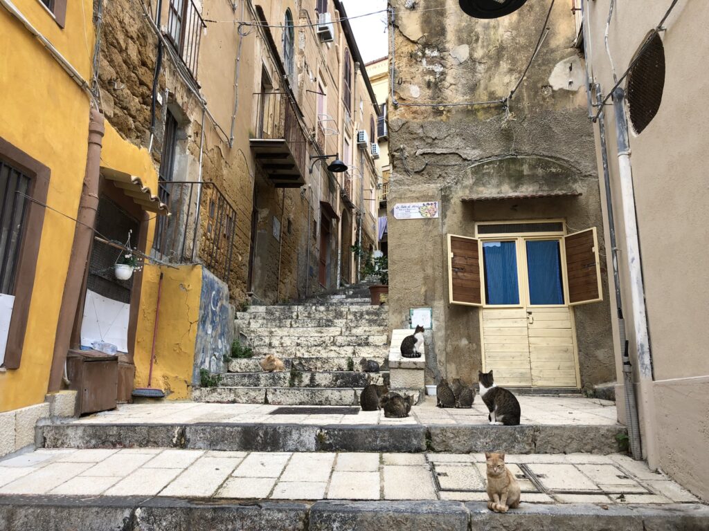 Uno scorcio della città vecchia di Agrigento