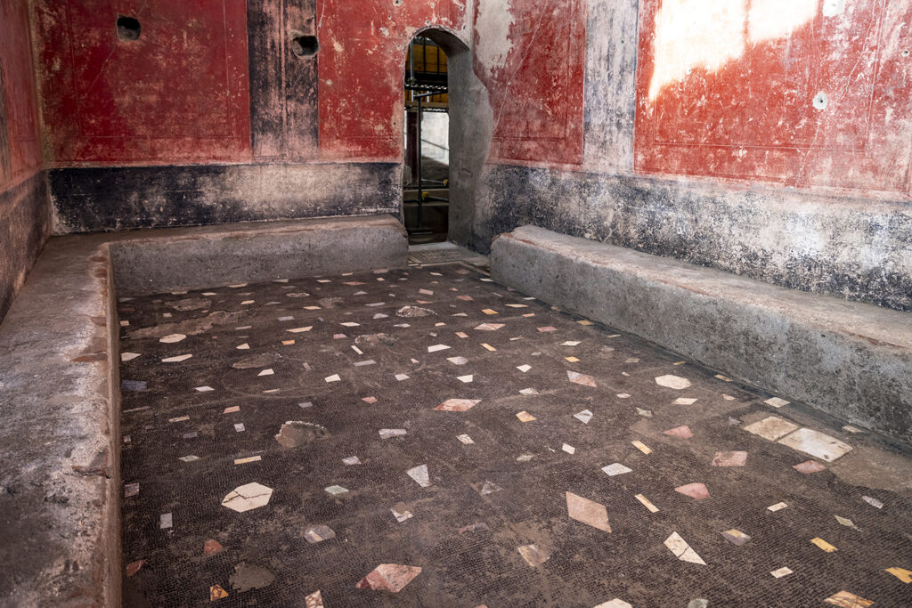 Nuova scoperta a Pompei: il grande complesso termale di una ricca domus privata