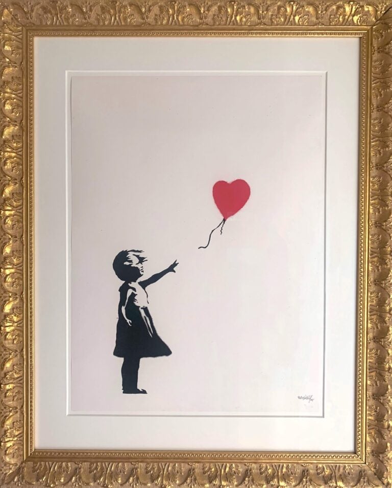 Banksy, Balloon girl, Screenprint on paper