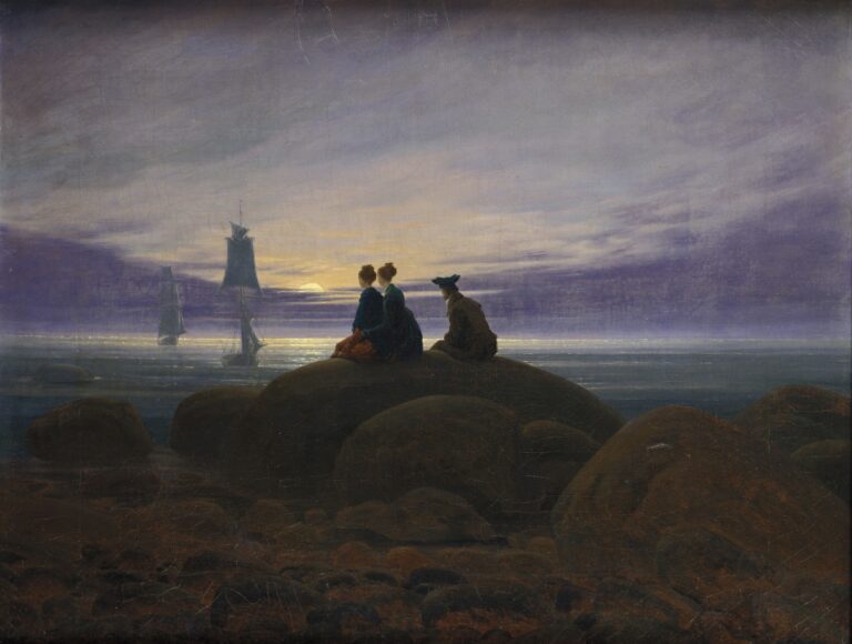 Caspar David Friedrich (1774-1840) Moonrise over the Sea 1822 Photo credit bpk Bildagentur Nationalgalerie, Staatliche Museen zu Berlin Jörg P. Anders Art Resource, NY