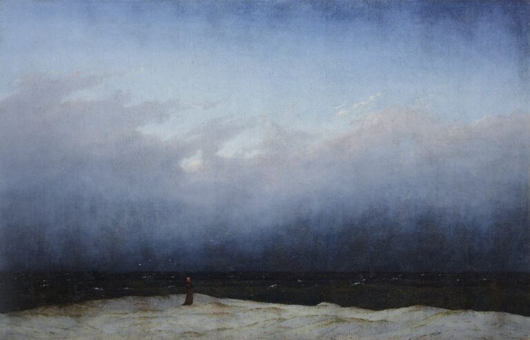 Caspar David Friedrich Monk by the Sea 1808–10 Photo credit bpk Bildagentur Nationalgalerie, Staatliche Museen zu Berlin Andres Kilger Art Resource, NY